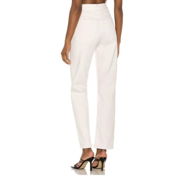 Agolde 90s high rise pinch jeans off white 28 - Picture 2 of 8